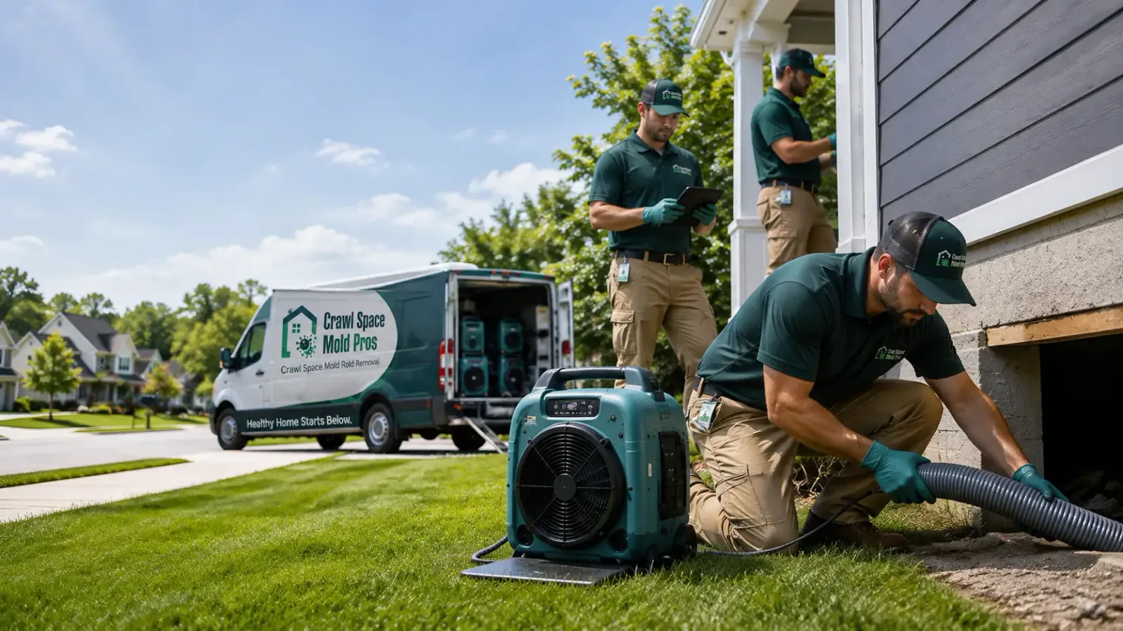 Crawl Space Mold Removal in Mineral Springs, PA